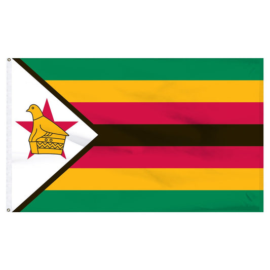 Zimbabwe Nylon Flag